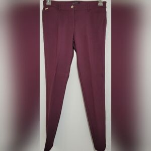 White House Black Market Plum Skinny Dress Pants 6R